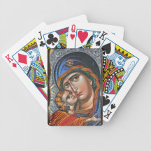 Madonna and Infant Jesus Deck Of Cards
