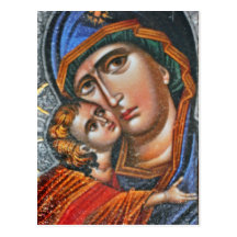 Madonna and Infant Jesus Post Cards