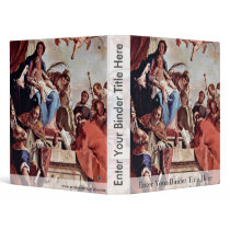 Madonna And Saints, From Left: Peter Gerhard Scho 3 Ring Binder