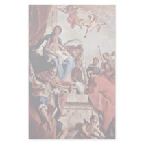 Madonna And Saints, From Left: Peter Gerhard Scho Stationery Paper