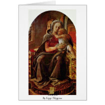 Madonna By Lippi Filippino Greeting Card