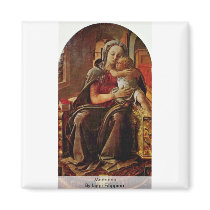 Madonna By Lippi Filippino Magnets