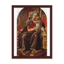 Madonna By Lippi Filippino Post Card