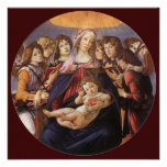 Madonna Child w Angels Baby Shower by Botticelli Personalized Announcements