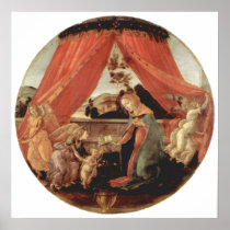 Madonna del Padiglione by Botticelli Poster
