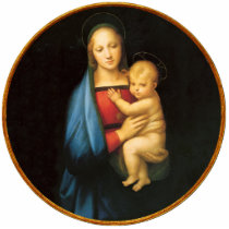 Madonna dell Granduca Christmas Ornament photo sculptures