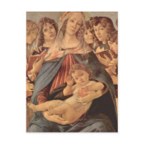 Madonna della Melagrana by Botticelli Postcard