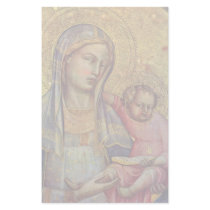 Madonna Detail By Lorenzo Monaco Don Customized Stationery