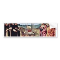 Madonna Enthroned St. Peter St. John The Baptist, Bumper Sticker