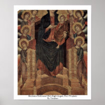 Madonna Enthroned With Eight Angels, Four Prophets Print