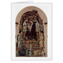 Madonna Fragment By Francesco Del Cossa Cards