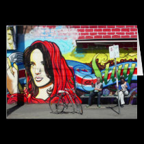 Madonna graffiti, East St.Kilda cards