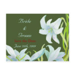 save the date, wedding, lily, bridal, elegant,