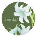 Madonna Lily Thank You Sticker sticker