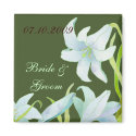 Madonna Lily Wedding Save the Date magnets