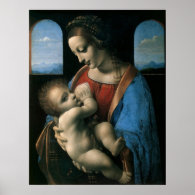 Madonna Litta  by Leonardo Da Vinci Posters