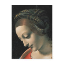 Madonna Litta, Leonardo da Vinci Postcard