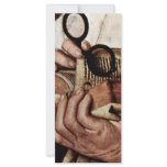 Madonna Of Canon George Van Der Paele Details: Bib Full Color Rack Card