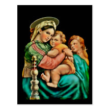 Madonna of the Chair Postcard