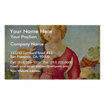 Madonna Of The House Of Colonna By Raffael Business Card