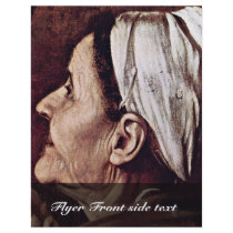 Madonna Of The Pilgrims  By Michelangelo Merisi Flyers