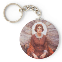 Madonna of the Prairie by WHD Koerner Key Chain