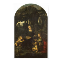 Madonna of the Rocks 1483 ,Leonardo da Vinci Poster