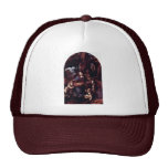 Madonna Of The Rocks By Leonardo Da Vinci Hats