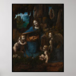Madonna of the Rocks Poster