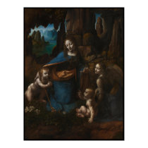 Madonna of the Rocks Poster