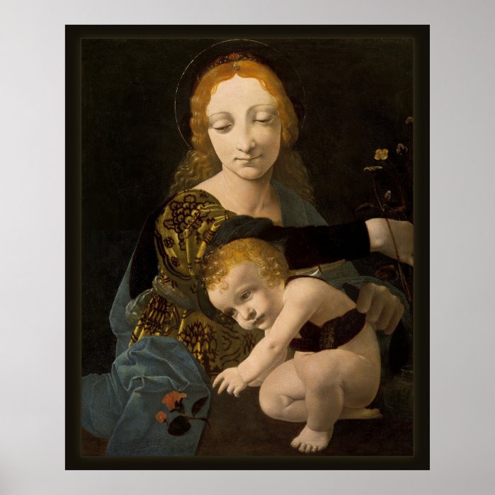 Boltraffio Madonna of the Rose CC0335 XL Poster