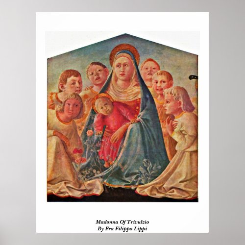 Madonna Of Trivulzio By Fra Filippo Lippi Print