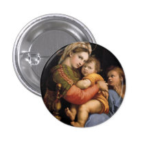 Madonna or the Chair Pinback Buttons