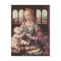 Madonna postcards by LeonardoDaVinci Madonna postcards
