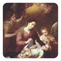 Madonna Square Stickers