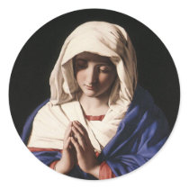 Madonna Round Stickers