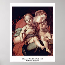 Madonna With John The Baptist By Jacopo Pontormo Print