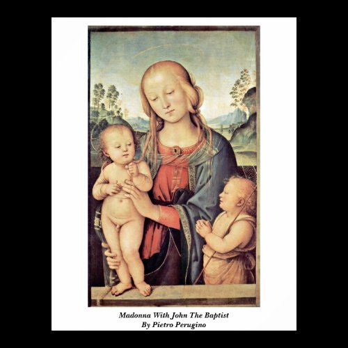 Madonna With John The Baptist By Pietro Perugino Print
