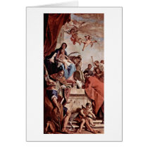 Madonna With Saints By Sebastiano Ricci Cards