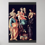Madonna With St. Anne'S Altar Anna Left: St. Sebas posters