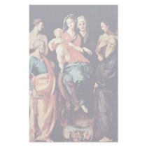 Madonna With St. Anne'S Altar Anna Left: St. Sebas Stationery Design