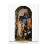Madonna With St. Catherine St. Rosa Post Card