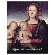Madonna With St. John The Baptist By Perugino Flyers