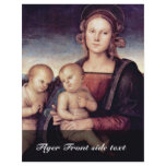 Madonna With St. John The Baptist By Perugino Flyers