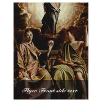 Madonna With St. Stephen And St. John The Baptist Custom Flyer