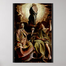 Madonna With St. Stephen And St. John The Baptist Posters
