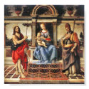 Madonna with Sts John the Baptist and Donatus posters by MaestroMagnifico Madonna with Sts John the Baptist and Donatus posters