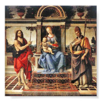 Madonna with Sts John the Baptist and Donatus posters