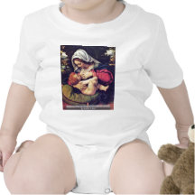 Madonna With The Green Cushion Rompers