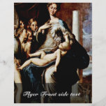 Madonna With The Long Neck By Parmigianino Full Color Flyer